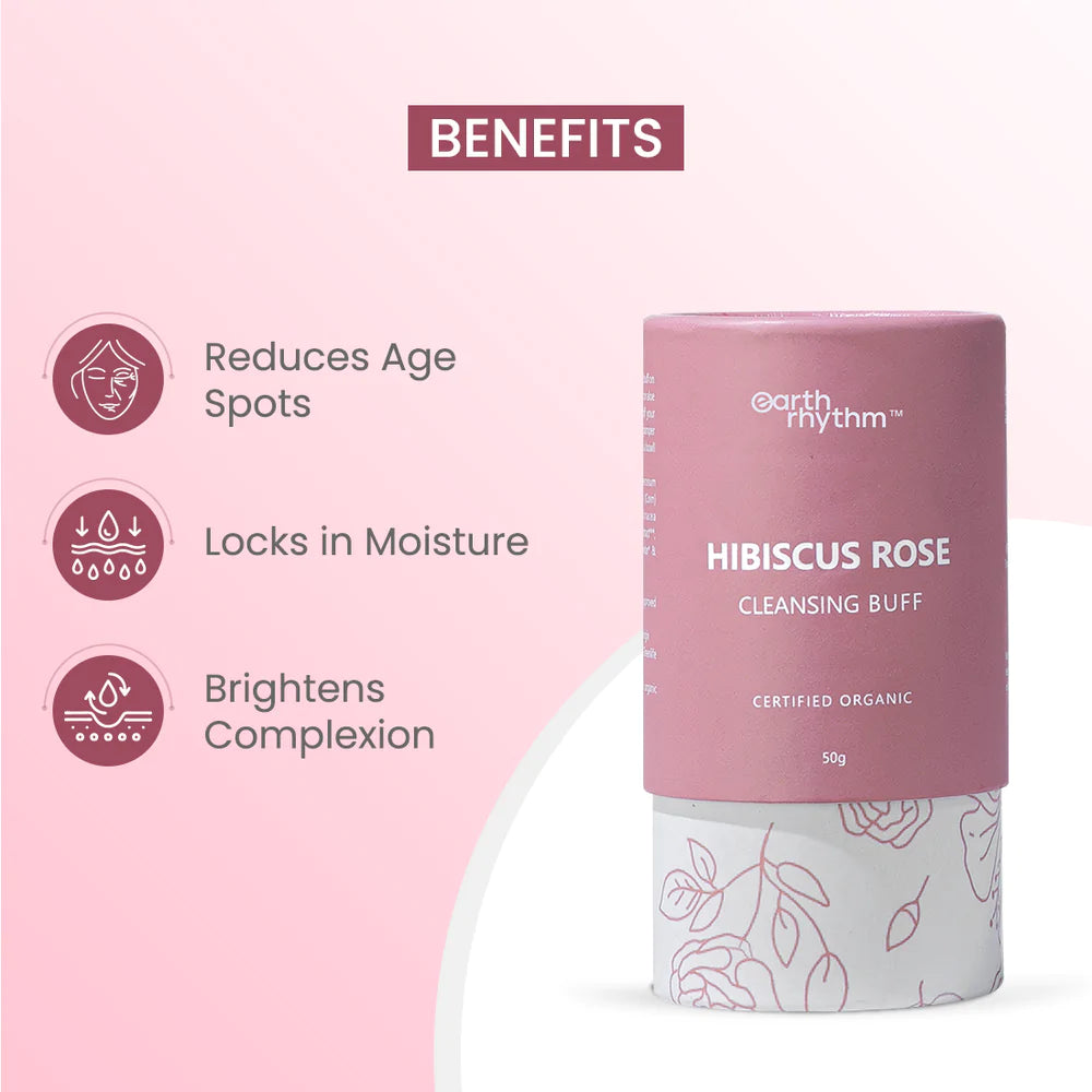 HIBISCUS & ROSE CLEANSING BUFF