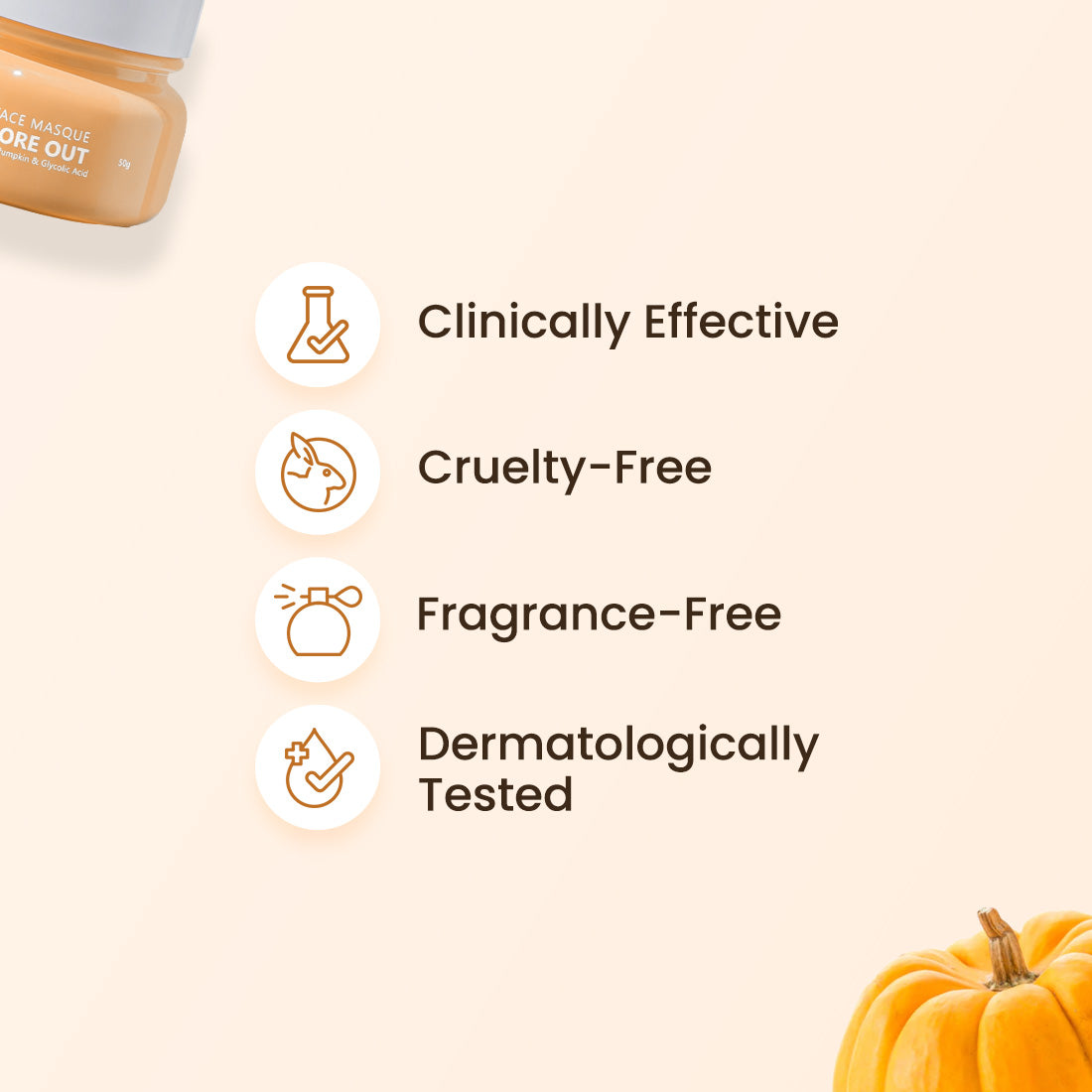 PORE OUT FACE MASQUE WITH PUMPKIN & GLYCOLIC BYOB