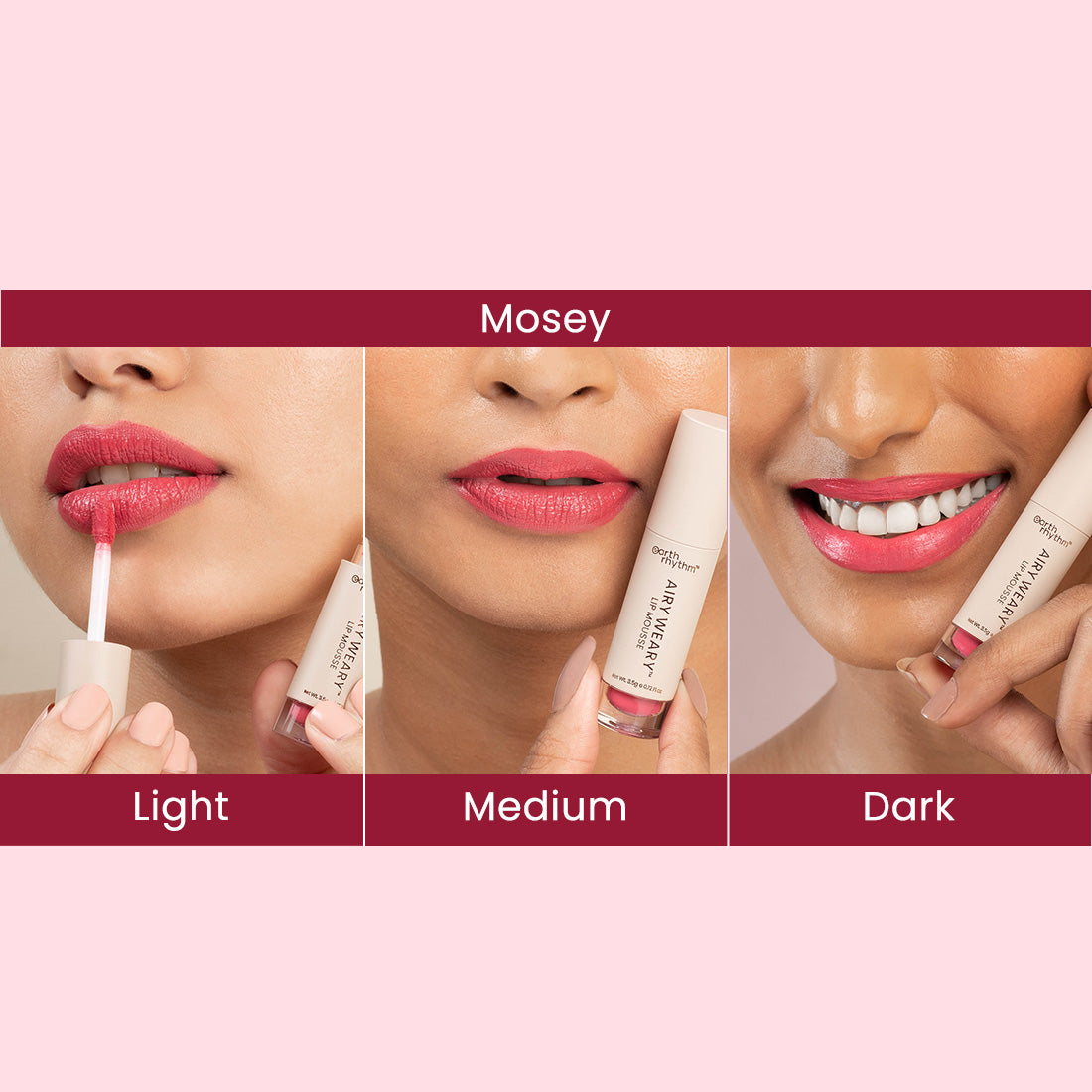 AIRY WEARY LIP MOUSSE TINT (MOSEY)
