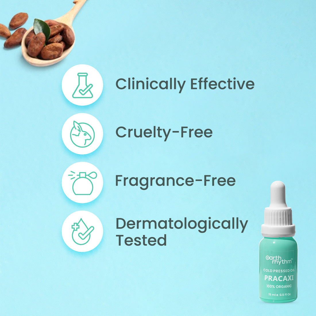 pracaxi cold pressed oil - earth rhythm