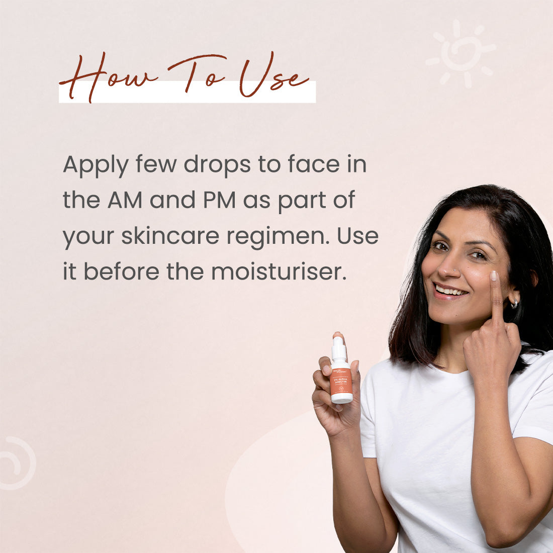 how to use alpha arbutin serum