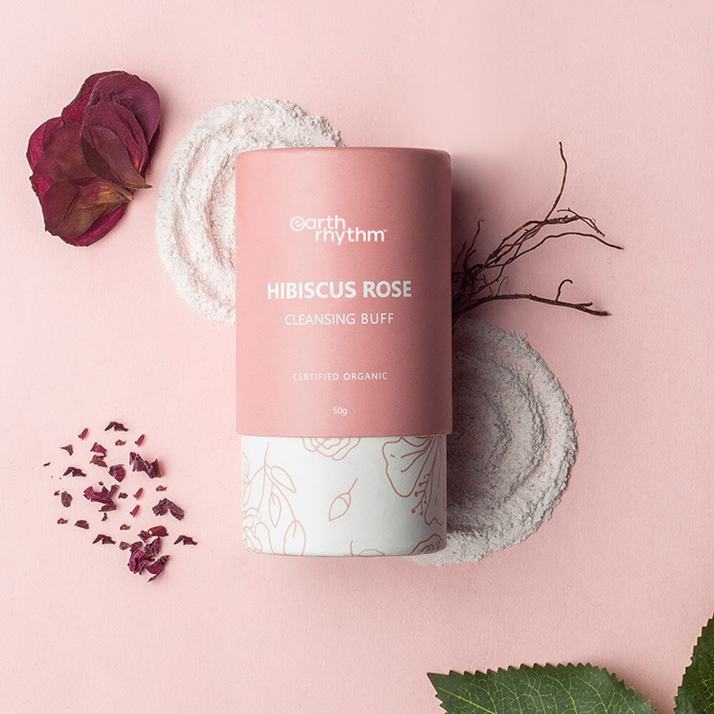 HIBISCUS & ROSE CLEANSING BUFF