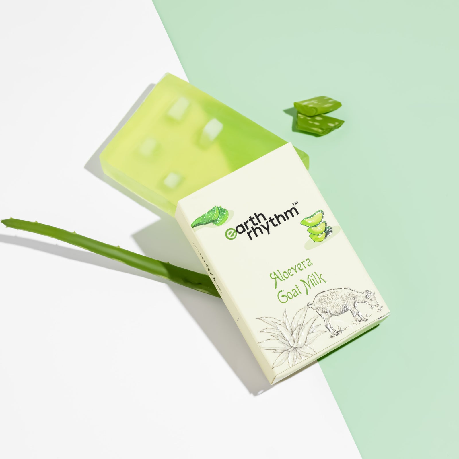 aloevera goat milk bath soap