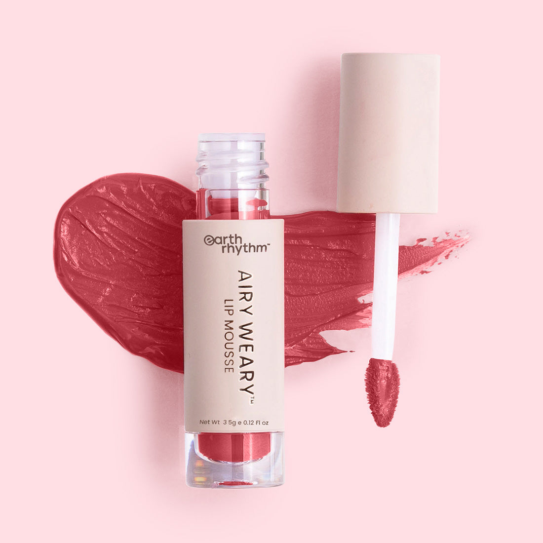 Airy weary lip mousse