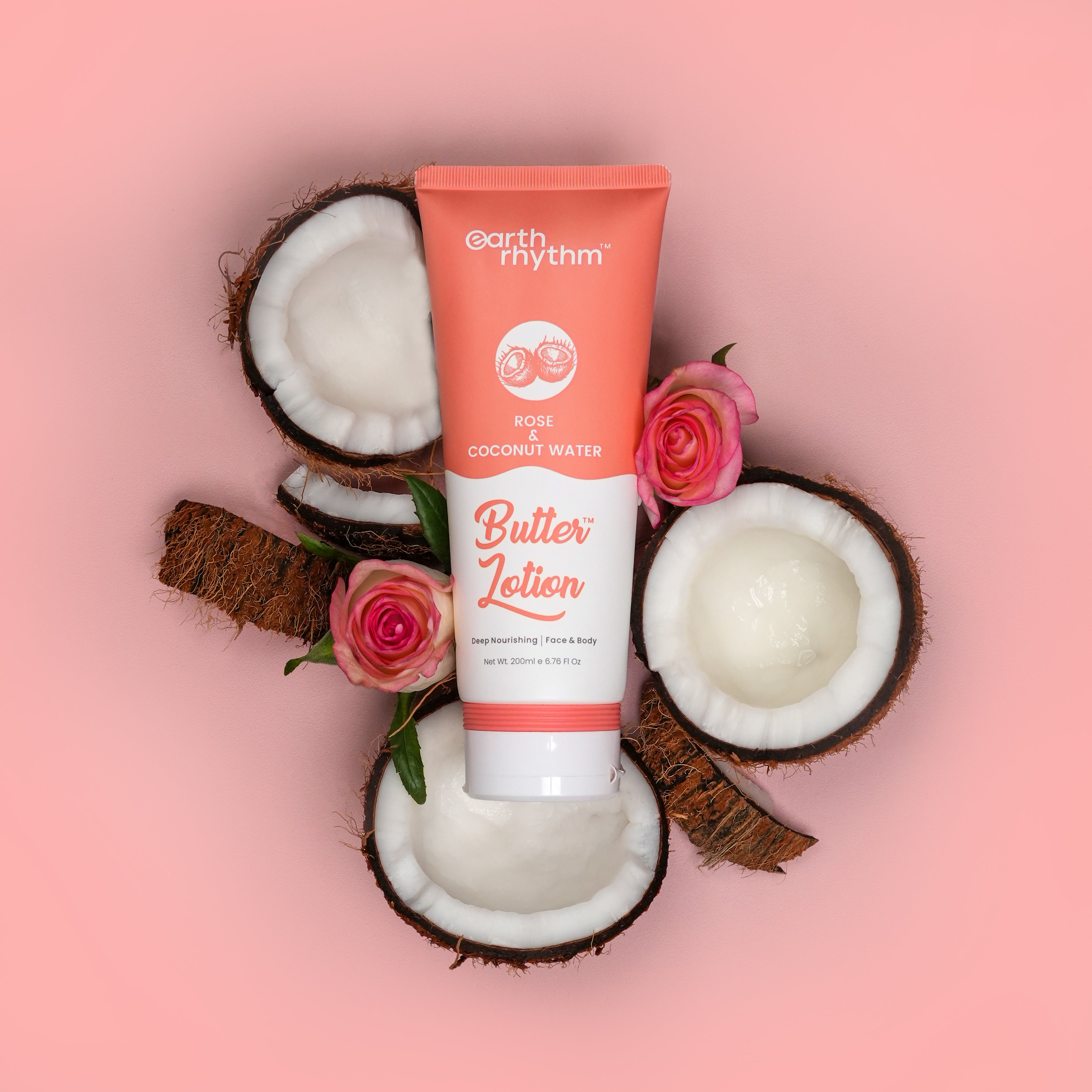 Rose & Coconut Water Body Butter Lotion