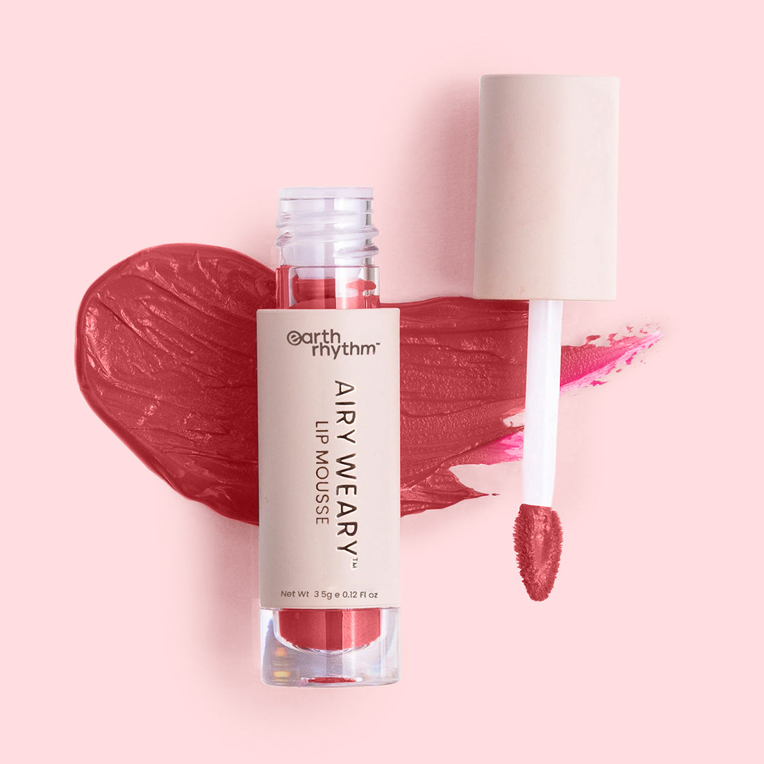 Airy weary lip mousse