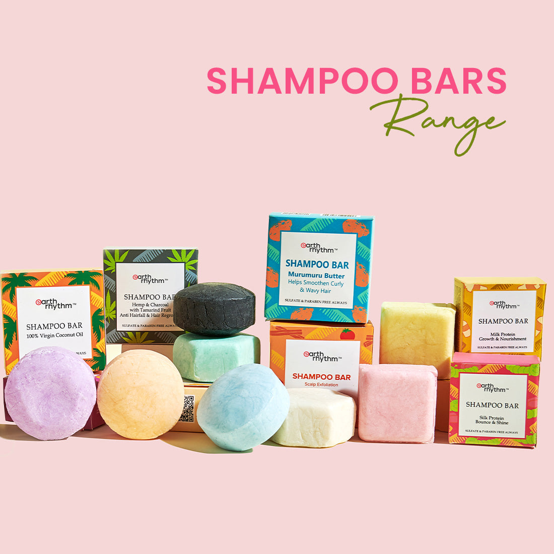 earth rhythm shampoo bar range