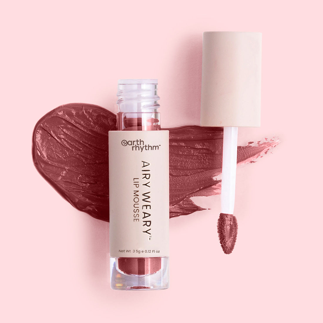 Airy weary lip mousse
